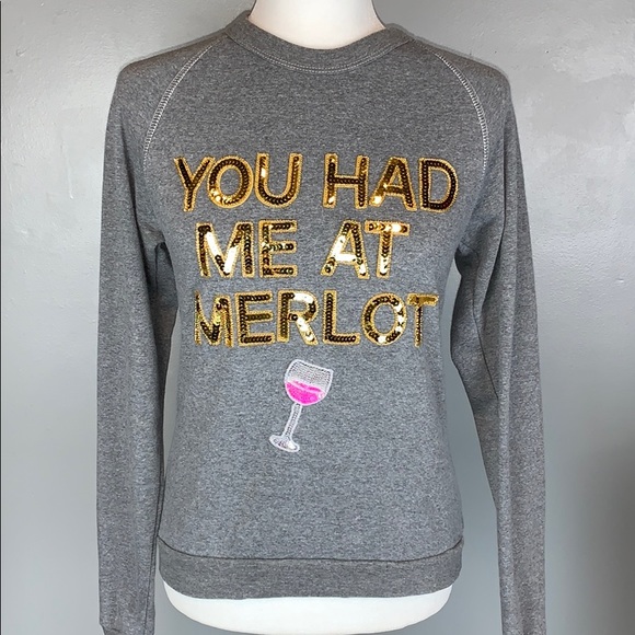 Bow & drape long sleeve sweatshirt - Picture 2 of 4